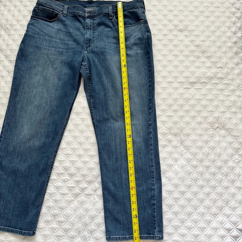 L.L. Bean Men's BeanFlex Standard Fit Straight Leg Blue Denim Jeans Size 40x29